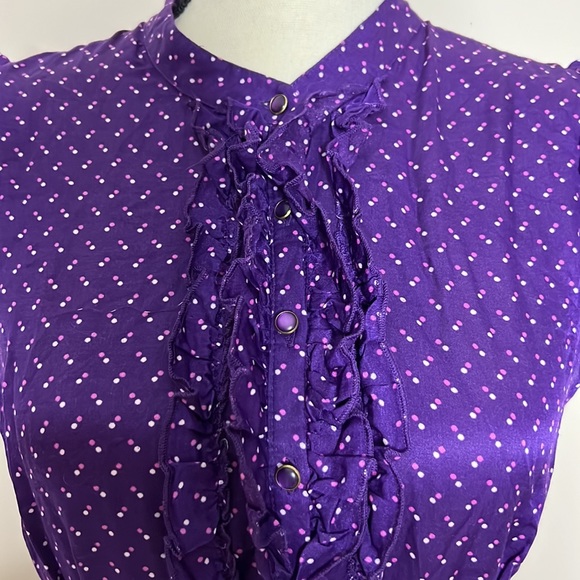 💜 If you love Purple Vintage Woven Women’s Dress - Picture 3 of 5